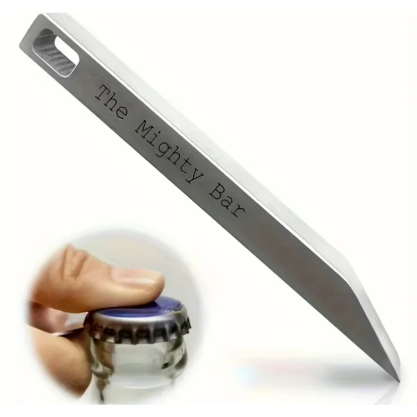 Edc Everyday Carry - Mighty Bar zakmes & flesopener -