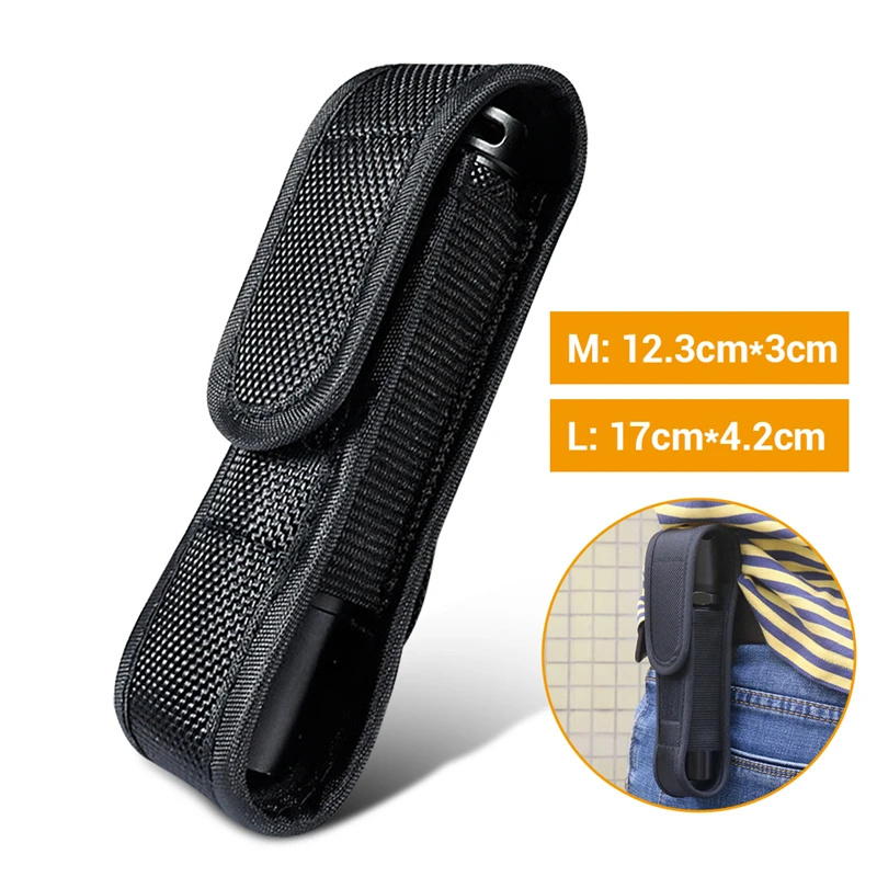 Edc Carry Case - Tactische Molle Zaklamp Pouch LED Zaklamp