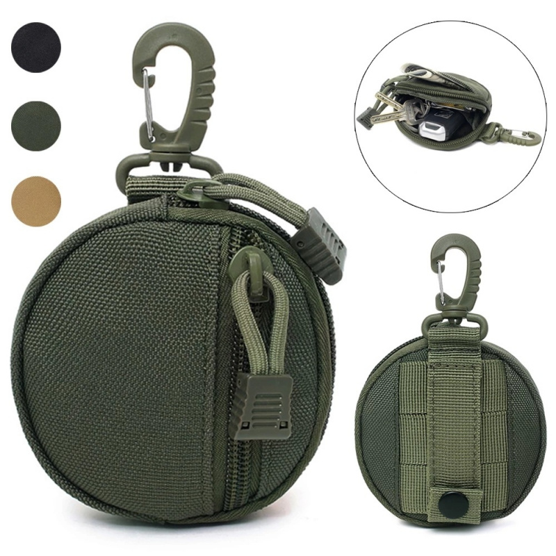Edc Carry Bag - Multifunctionele outdoor heuptas, tactische nylon mini-sleutelhangertas