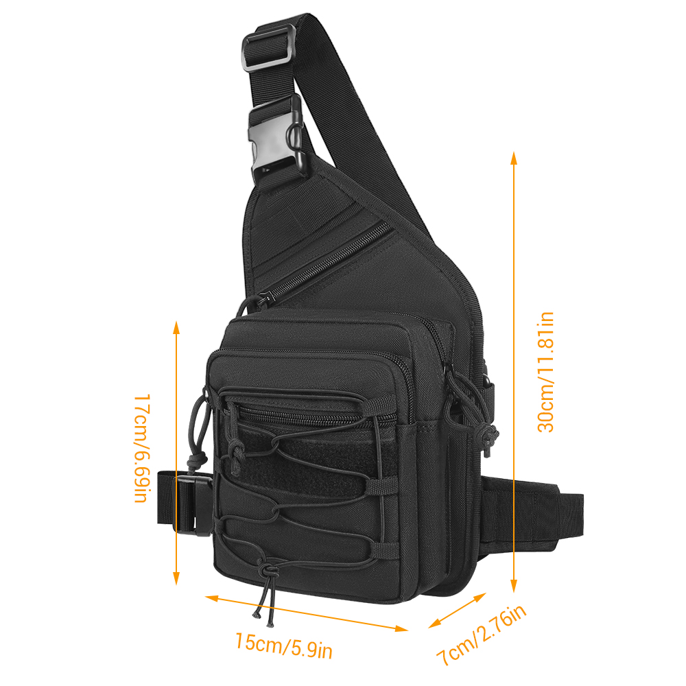 Edc Concealed Carry Sling Bag - Verborgen draagtas Tactische Crossbody Sling-rugzak Schouderpistoolholstertas