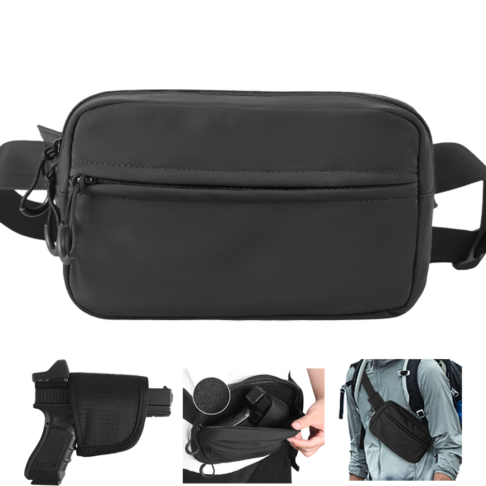 Edc Carry Bag For Pistol - Tactische Crossbody Tas Pistool Heuptas Verborgen