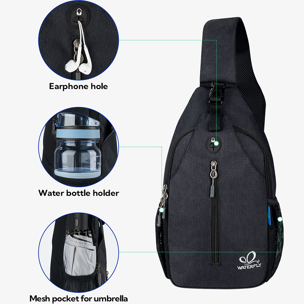 WATERFLY Crossbody Sling Bag B - Edc Carry Bag recensie en prijs