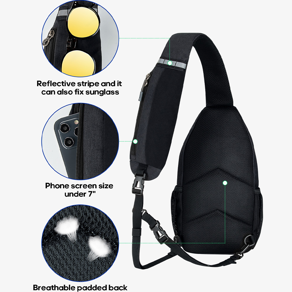 WATERFLY Crossbody Sling Bag B - Edc Carry Bag recensie en prijs