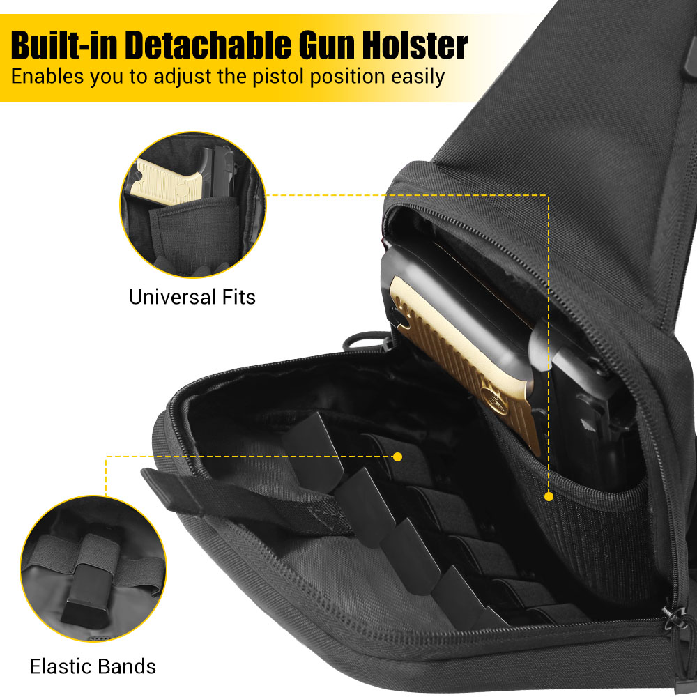 Tactische pistooltas Verborgen - Edc Concealed Carry Sling Bag recensie en prijs