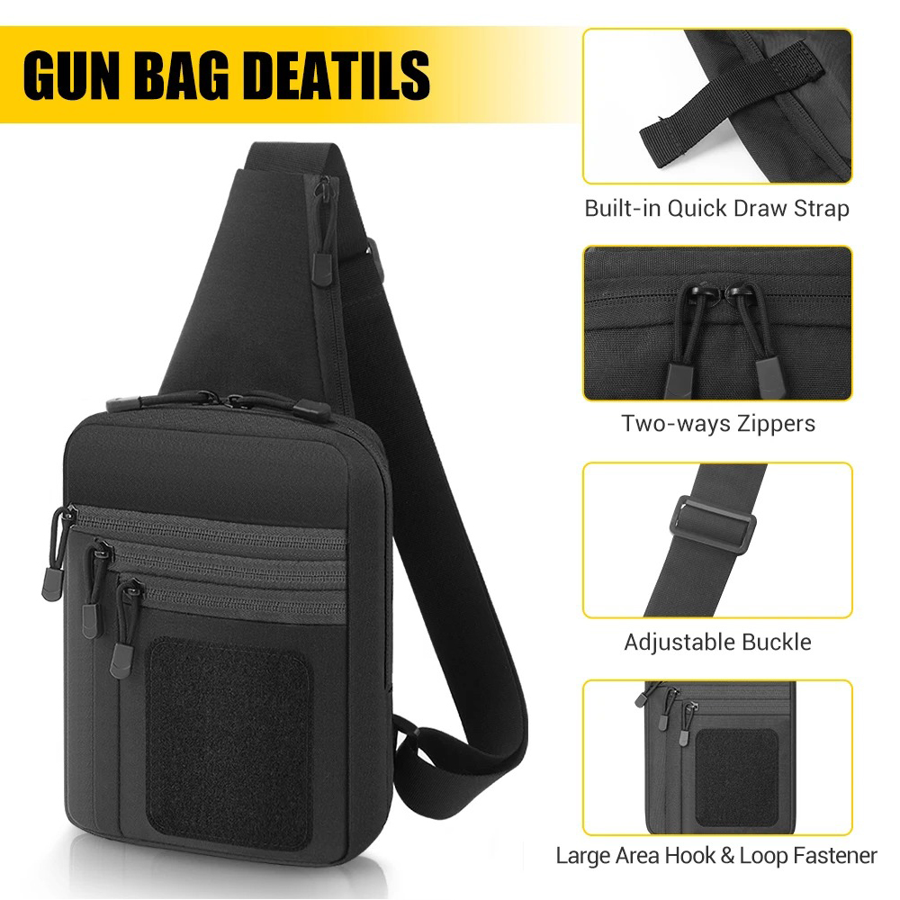 Verborgen draagtas voor wapens - Edc Carry Bag For Pistol recensie en prijs
