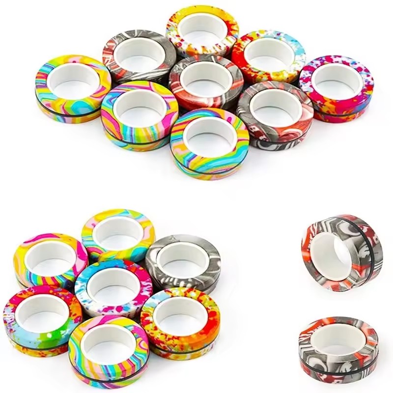 3PCS Vingertop Magnetische Rin - Fidget Spinner Bearing recensie en prijs