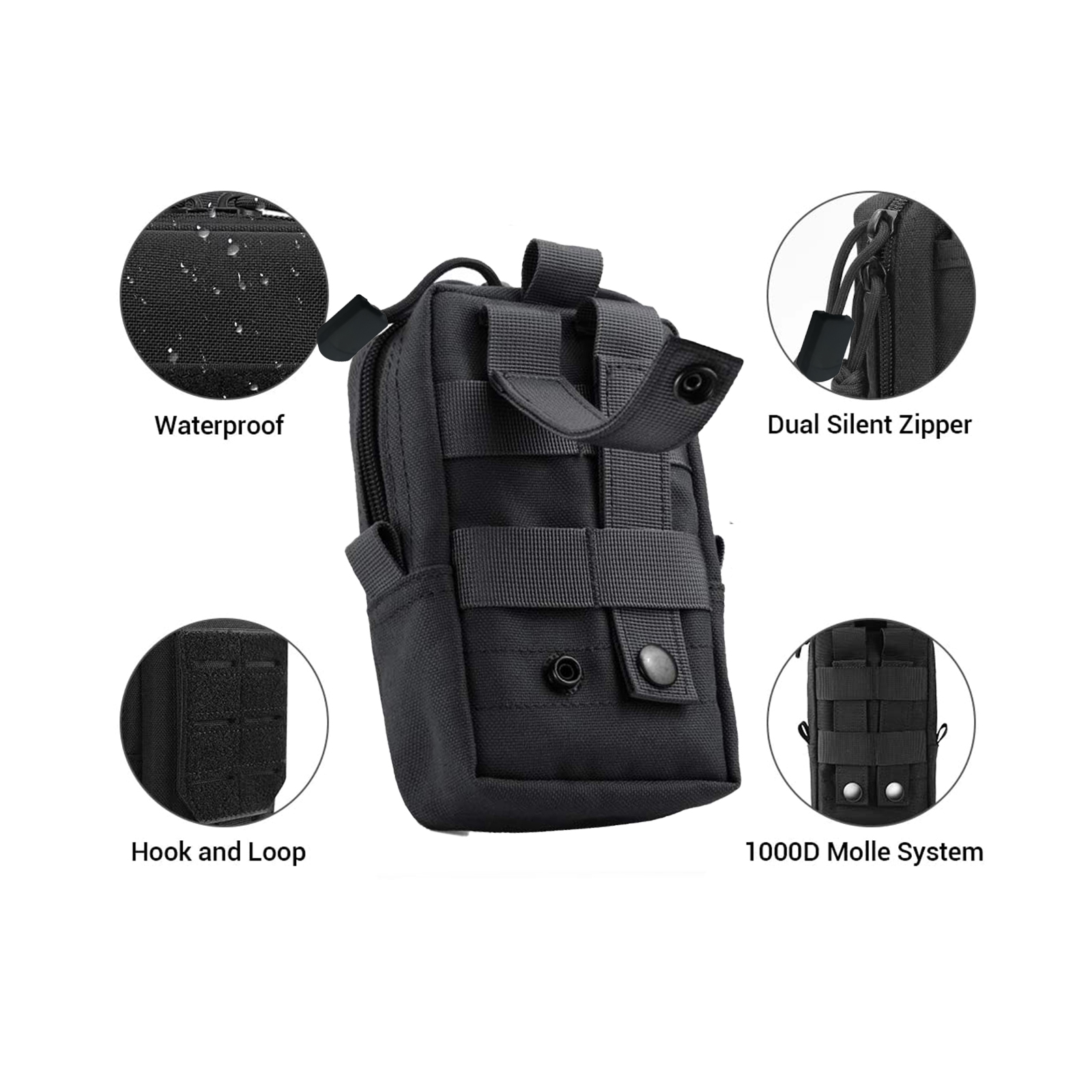 Tactische Molle Pouch Heuptas  - Edc Everyday Carry recensie en prijs