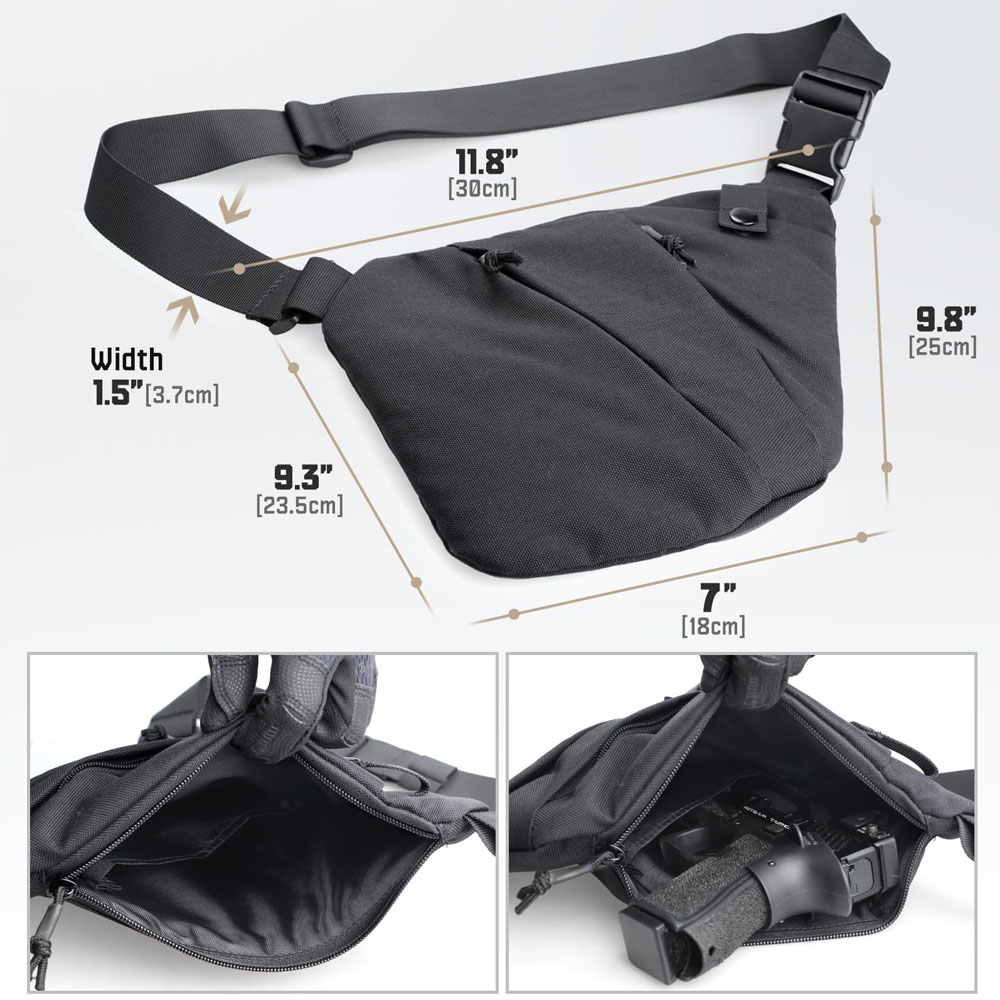 Tactisch Verborgen Pistool Dra - Edc Carry Bag For Pistol recensie en prijs