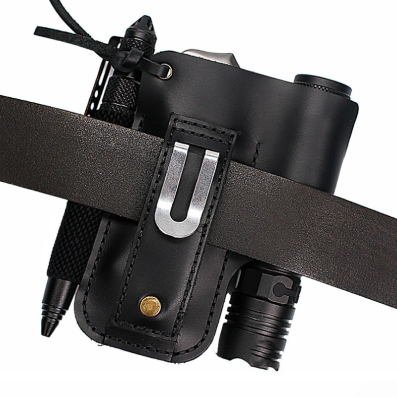 EDC Lederen Zaklamp- en Gereed - Edc Everyday Carry recensie en prijs