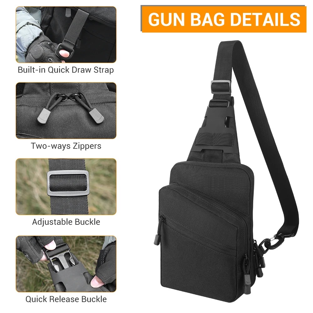 Tactische pistooltas, verborge - Edc Carry Bag For Pistol recensie en prijs
