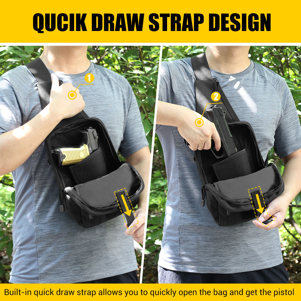 Tactische pistooltas Verborgen - Edc Concealed Carry Sling Bag recensie en prijs