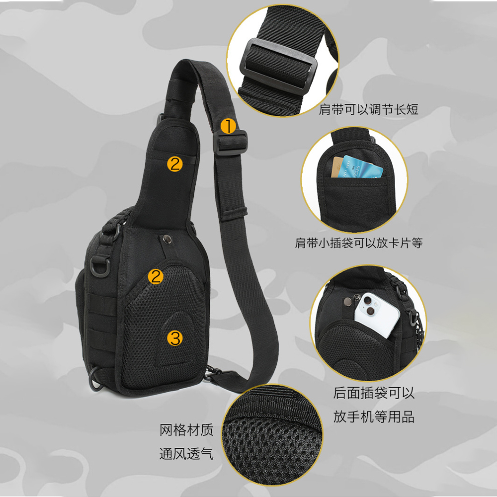 Tactische schoudertas, multifu - Edc Concealed Carry Sling Bag recensie en prijs