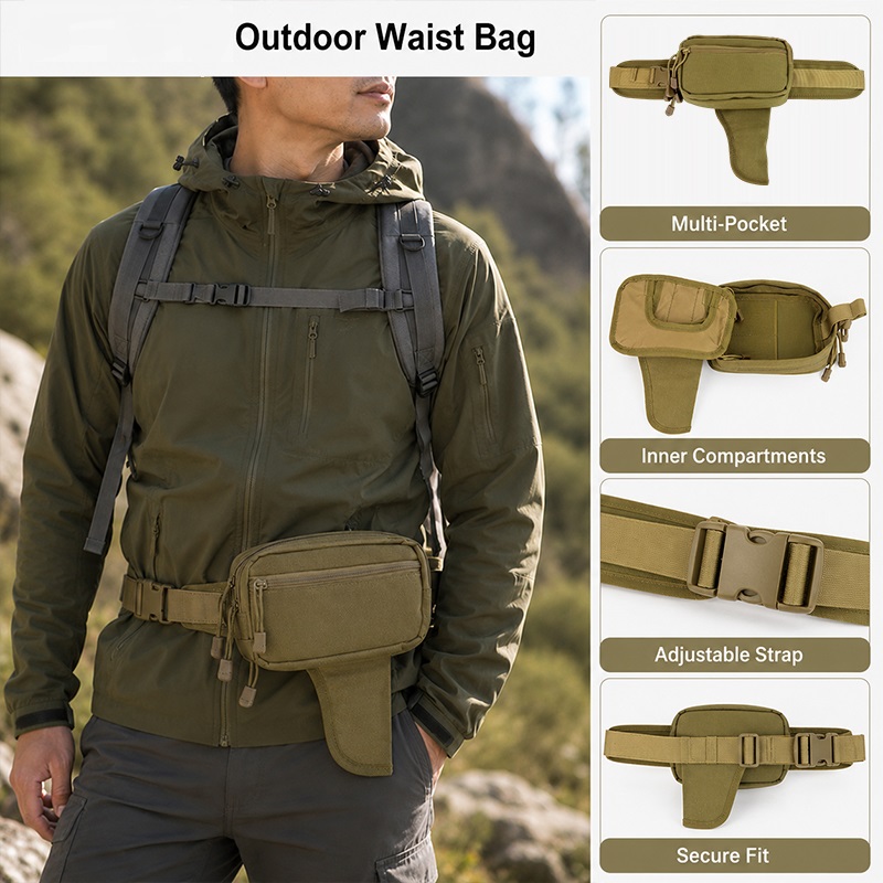 Multifunctionele heuptas Nylon - Edc Concealed Carry recensie en prijs